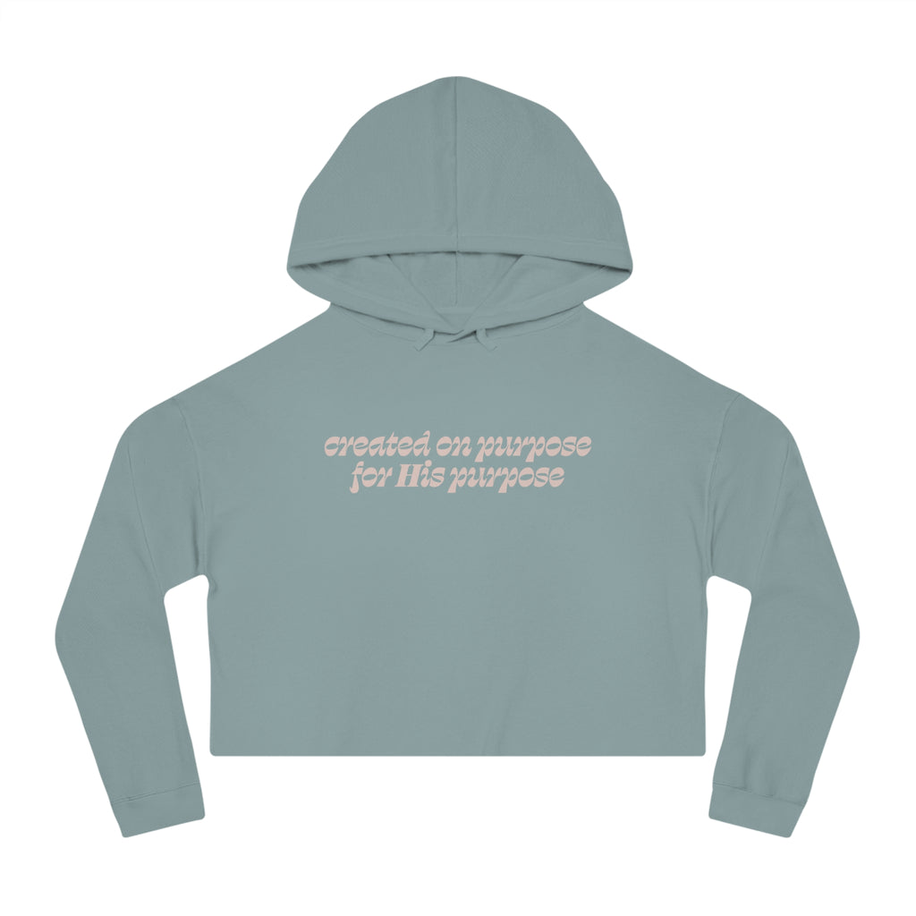 Esther 4:14 Women’s Cropped Hooded Sweatshirt