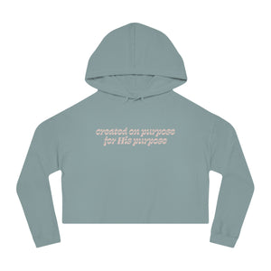 Esther 4:14 Women’s Cropped Hooded Sweatshirt