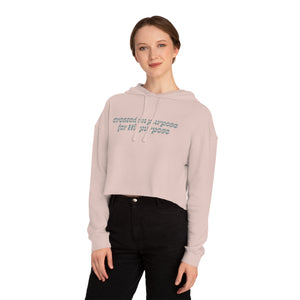 Esther 4:14 Women’s Cropped Hooded Sweatshirt