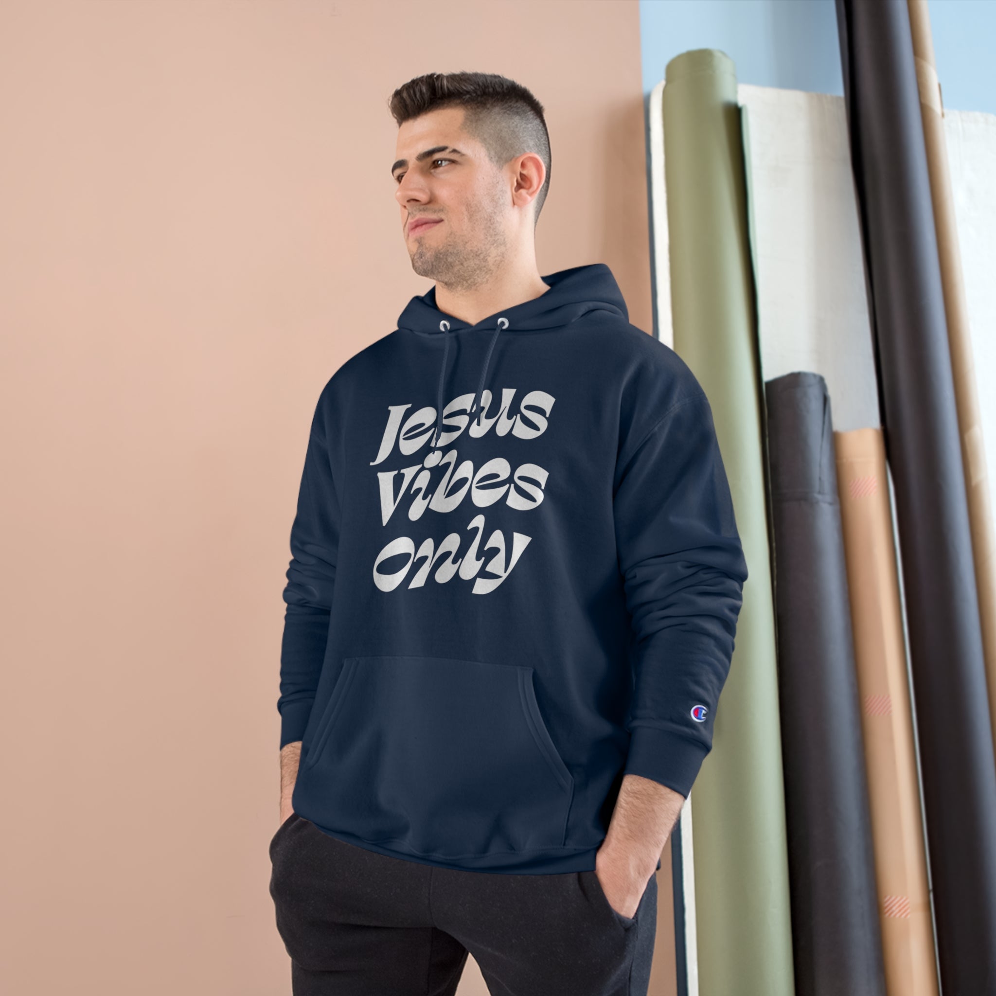 Jesus Vibes Only Champion Hoodie