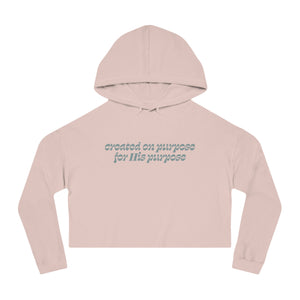 Esther 4:14 Women’s Cropped Hooded Sweatshirt